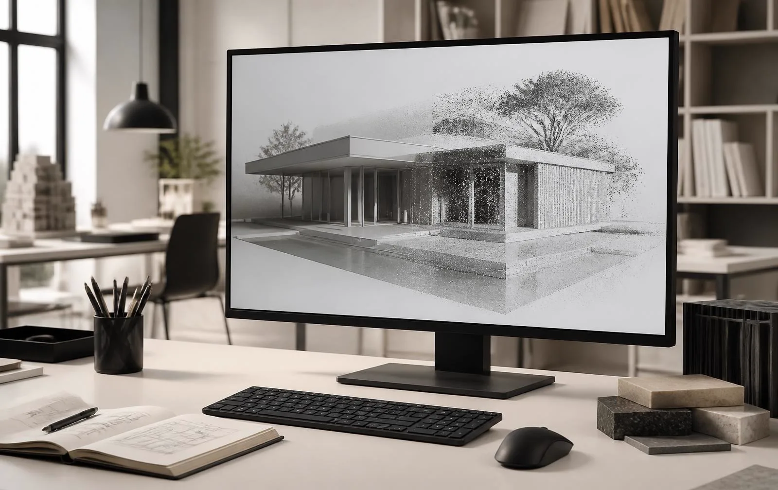 Utilizzo di una nuvola di punti per modellazione architettonica BIM e Revit